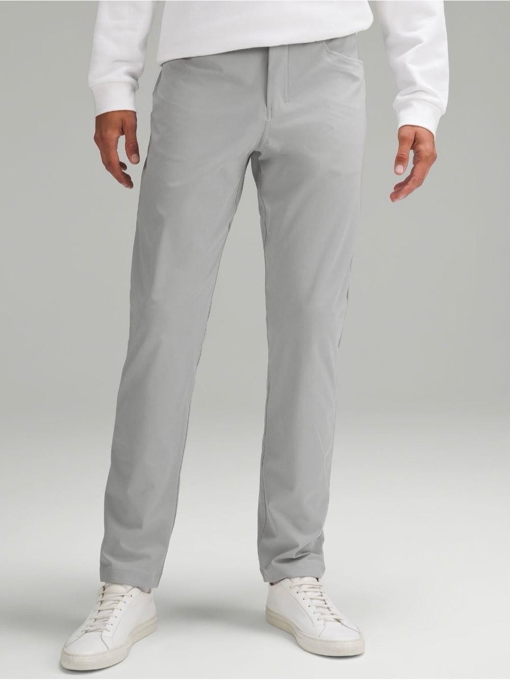 Lululemon new men’s ABC classic 5-pocket pant chino golf grey tall 32W x 37L